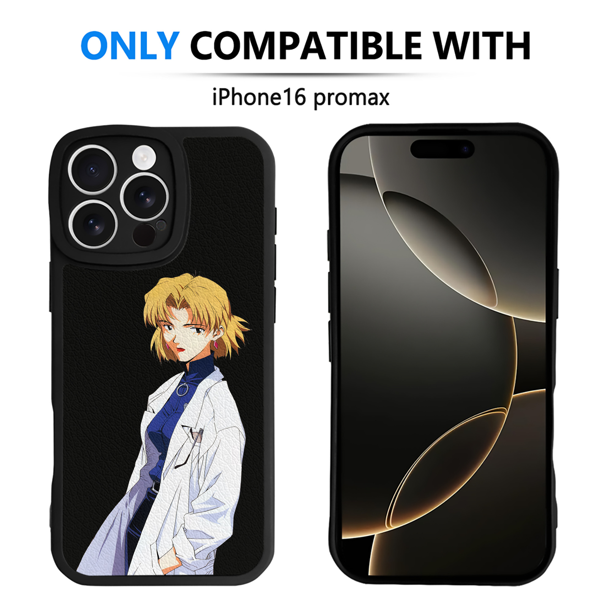 （画像用） EVA 新世紀エヴァンゲリオン 【iPhone 16シリーズ対応】シリコンスマホケース（レザー調） 材質：シリコン